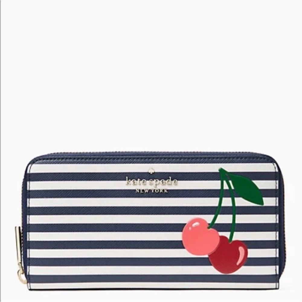 Kate Spade large continental cherry Wallet